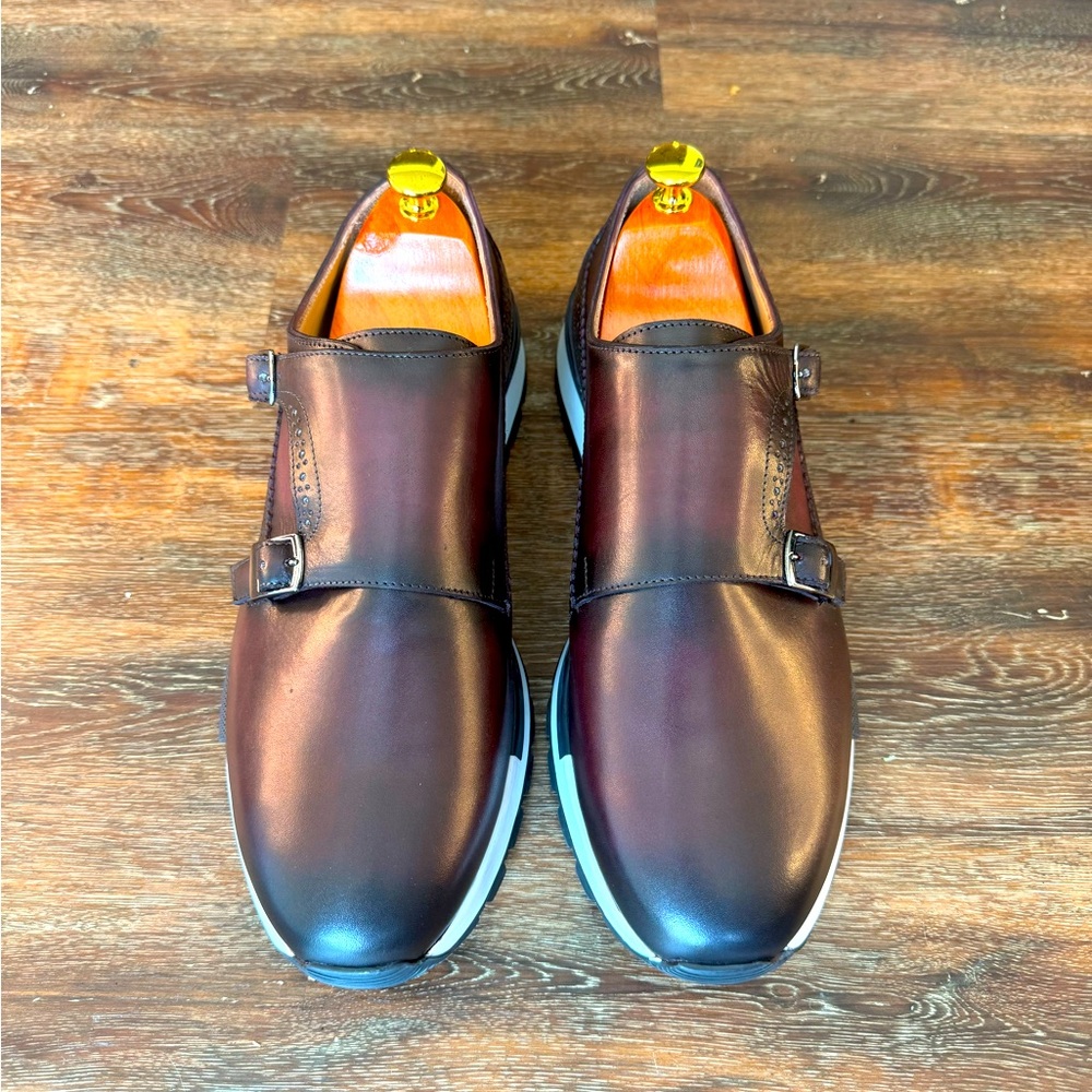 Double monk A5 by Alex 5IVE  CORDOVAN IN COLOR